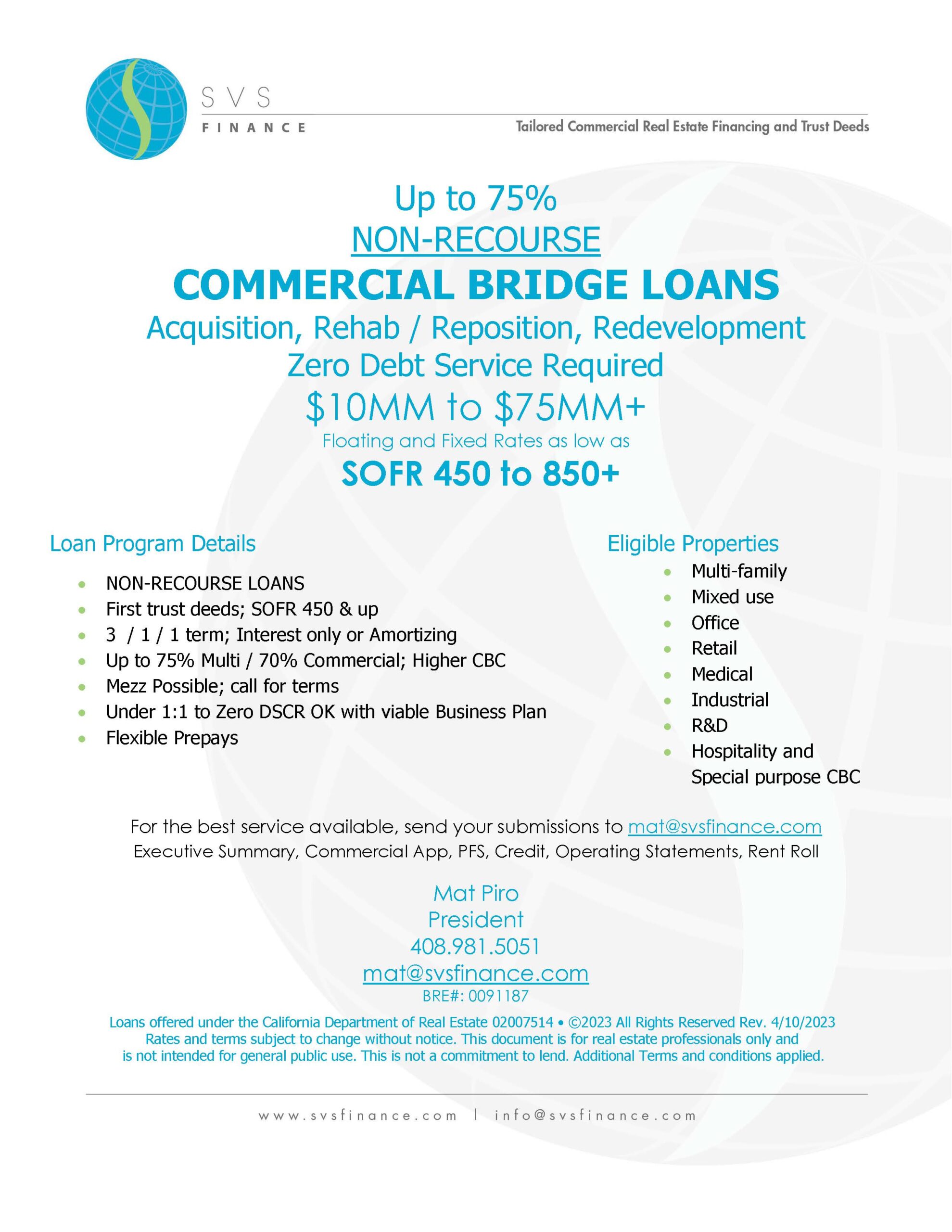 Multi-Family Debt and Equity Financing Including Construction, Value Add Bridge and Term Loans