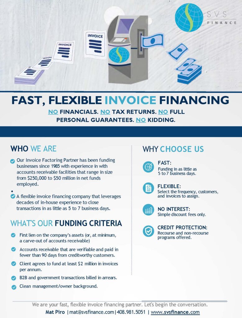 Invoice Factoring Supply Chain Financing